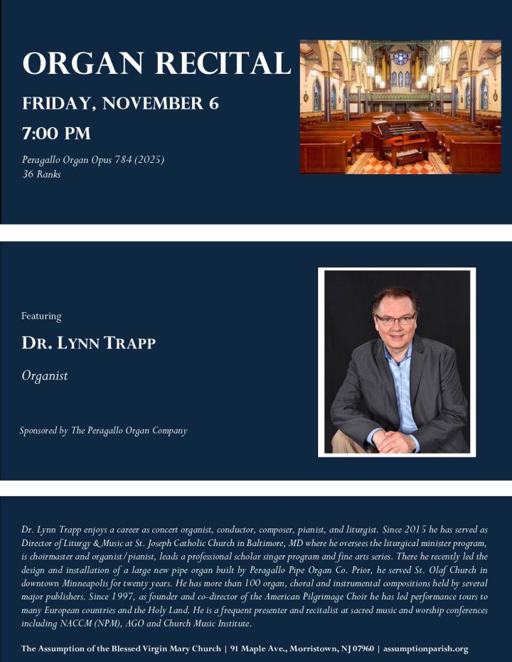 Dr. Lynn Trapp, Organist